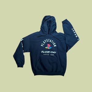 Ripple Junction Men’s Playstation Logo Gamer Pullover Hoodie